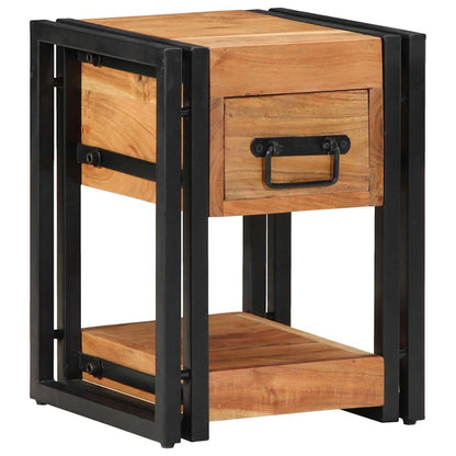 Bedside Cabinet 2 pcs Brown 30 x 30 x 40 cm Solid Acacia Wood
