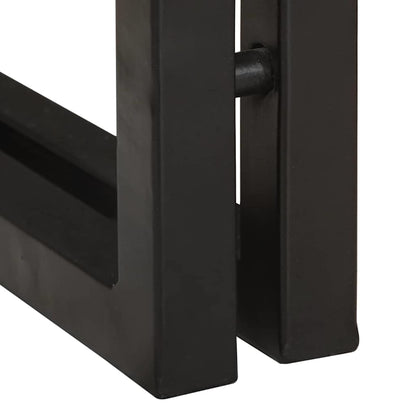 End Table with Drawer 30 x 30 x 40 cm Solid Reclaim Wood
