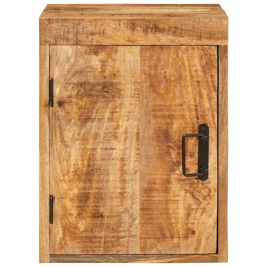 Bedside Table Brown 35 x 33 x 48 cm Solid Mango Wood