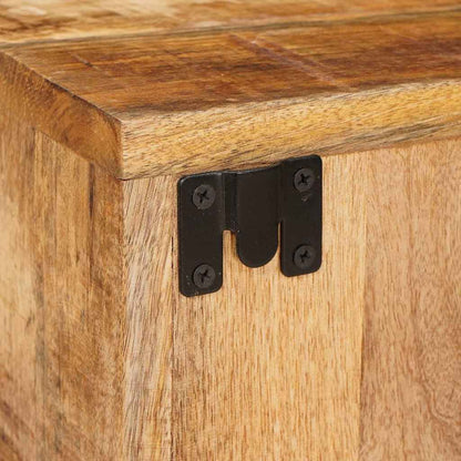 Bedside Table 2 pcs Brown 35 x 33 x 48 cm Solid Mango Wood