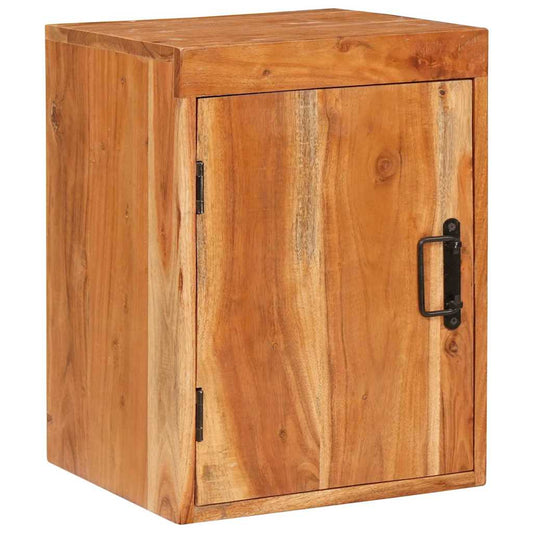 Bedside Table Brown 35 x 33 x 48 cm Solid Wood Acacia