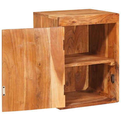 Bedside Table Brown 35 x 33 x 48 cm Solid Wood Acacia