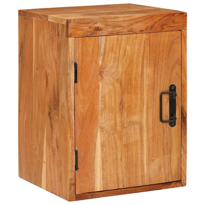 Bedside Table 2 pcs Brown 35 x 33 x 48 cm Solid Wood Acacia