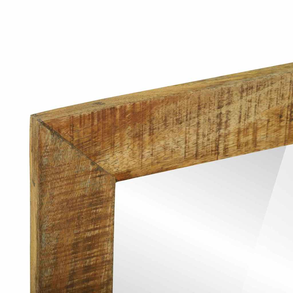 Bathroom Mirror Brown 50 x 22 x 70 cm Solid Mango Wood