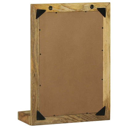 Bathroom Mirror Brown 50 x 22 x 70 cm Solid Mango Wood