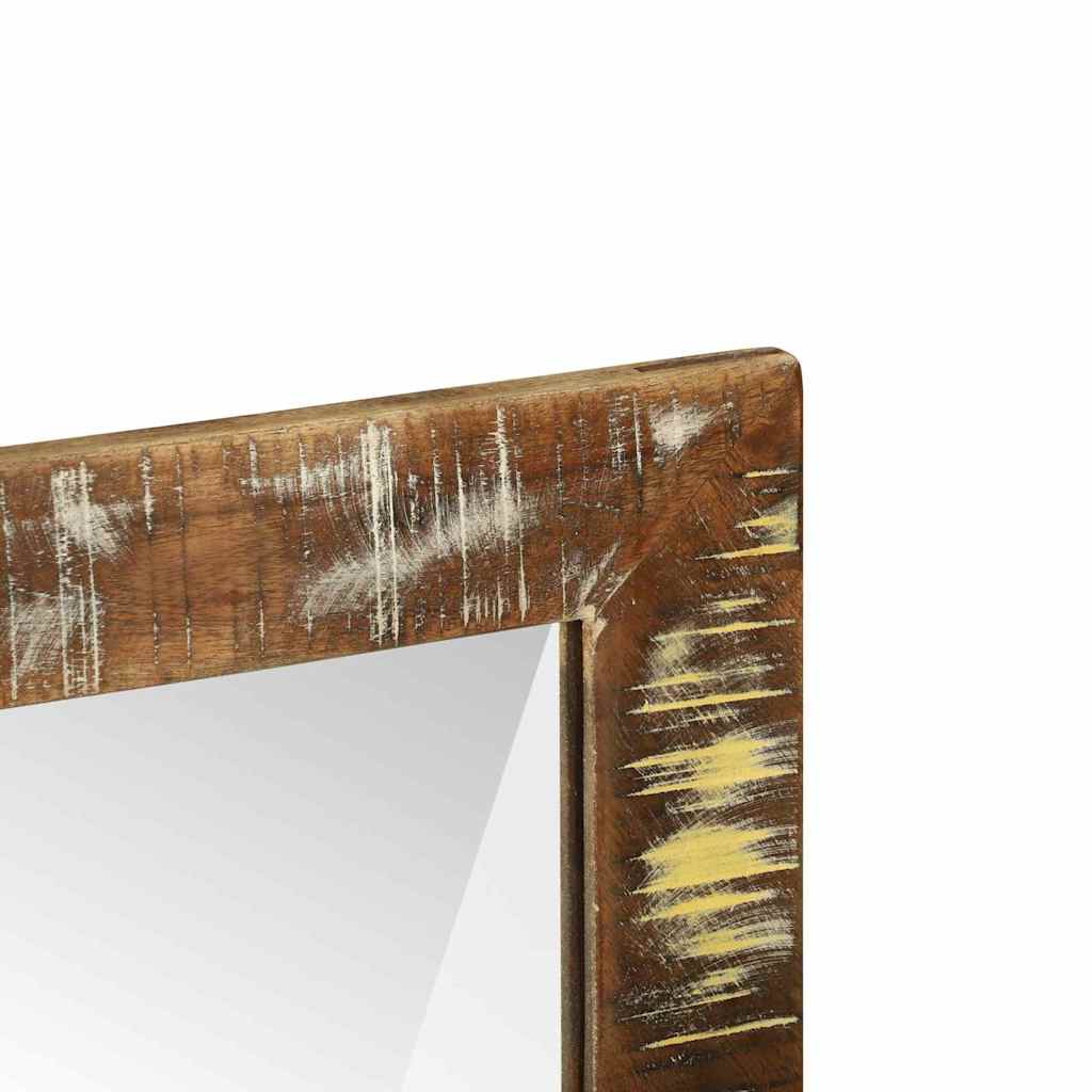 Bathroom Mirror Brown 50 x 22 x 70 cm Solid Reclaim Wood