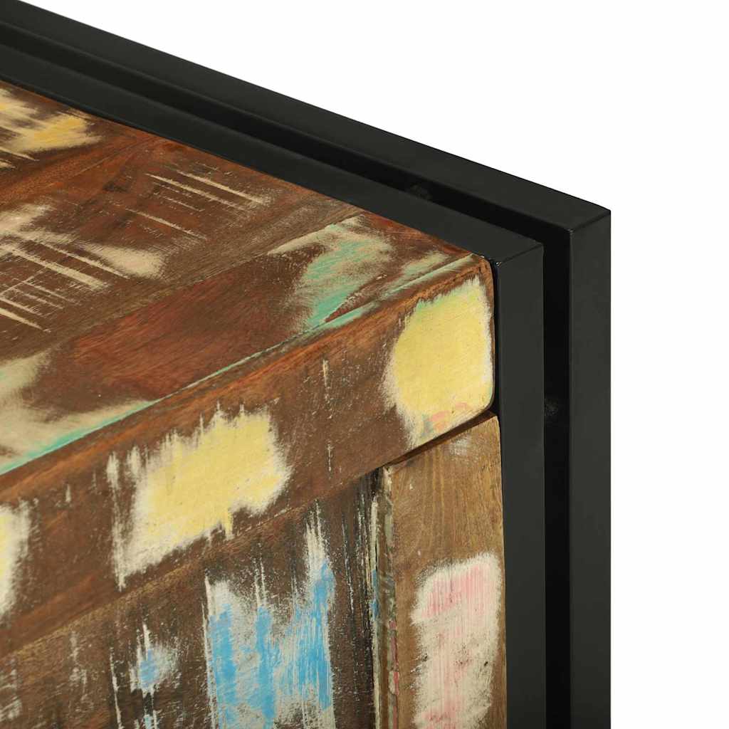 Storage Box Brown and Black 60 x 40 x 41 cm Reclaimed Wood