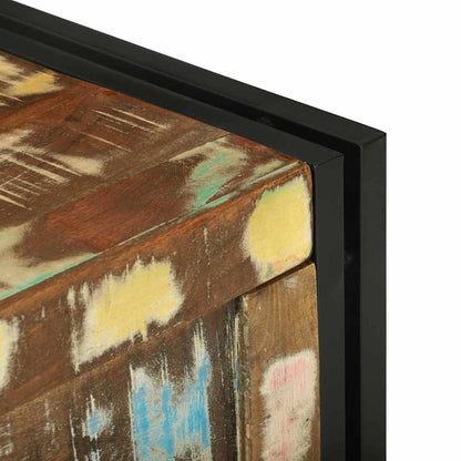 Storage Box Brown and Black 60 x 40 x 41 cm Reclaimed Wood