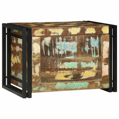 Storage Box Brown and Black 60 x 40 x 41 cm Reclaimed Wood