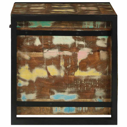 Storage Box Brown and Black 60 x 40 x 41 cm Reclaimed Wood