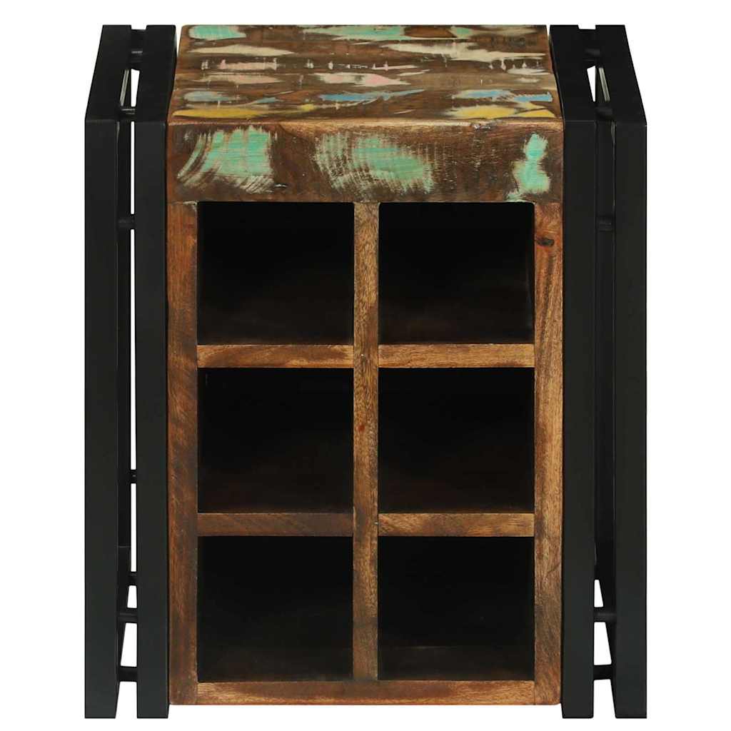 Wine Rack 35 x 35 x 39 cm Solid Reclaim Wood