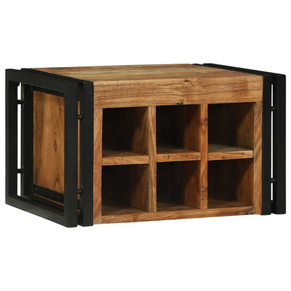 Wine Rack 2 pcs 46 x 35 x 27.5 cm Solid Acacia Wood
