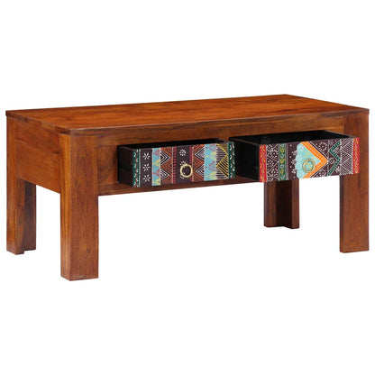 Coffee Table 90x50x40 cm Solid Wood Acacia