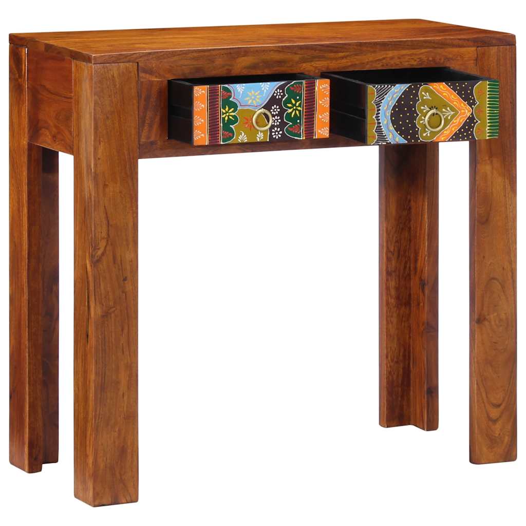 Console Table 80x35x75 cm Solid Wood Acacia