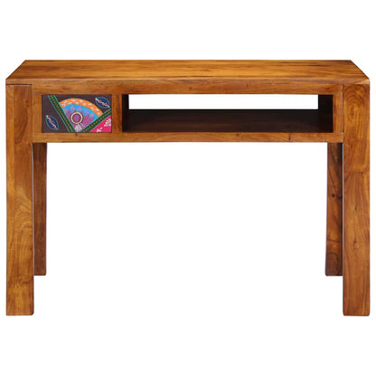 Writing Desk with Drawer with Storage Brown 110 x 50 x 73 cm