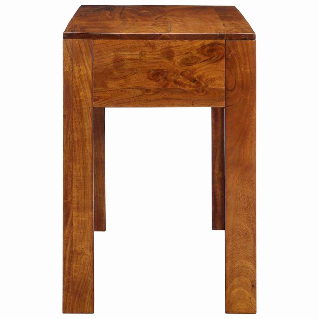 Writing Desk with Drawer with Storage Brown 110 x 50 x 73 cm