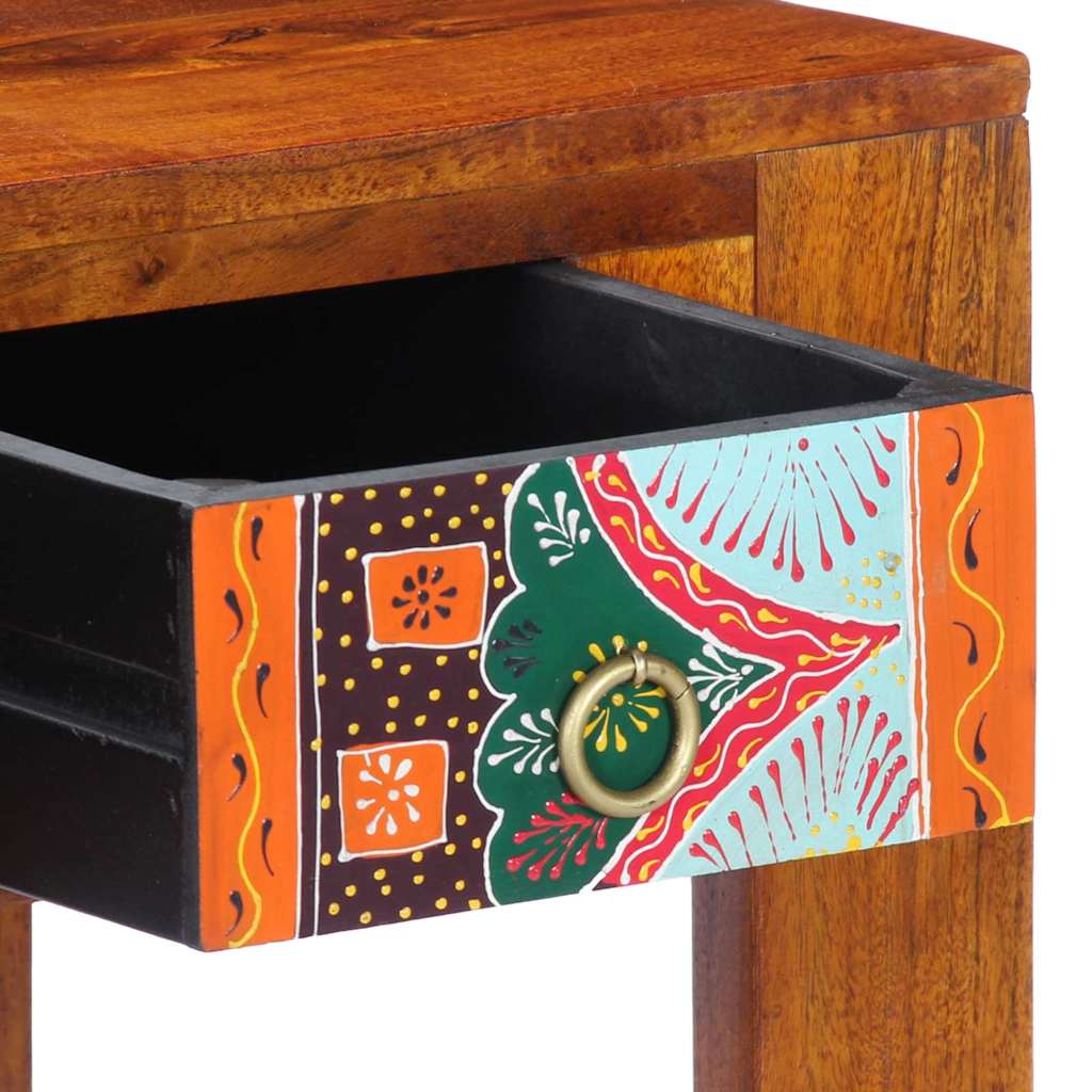 Writing Desk with Drawer with Storage Brown 100 x 50 x 75 cm