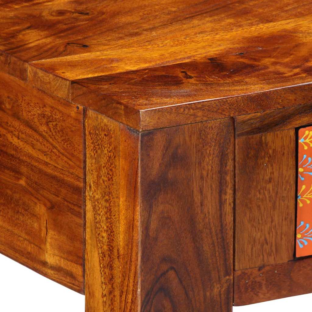Writing Desk with Drawer with Storage Brown 100 x 50 x 75 cm