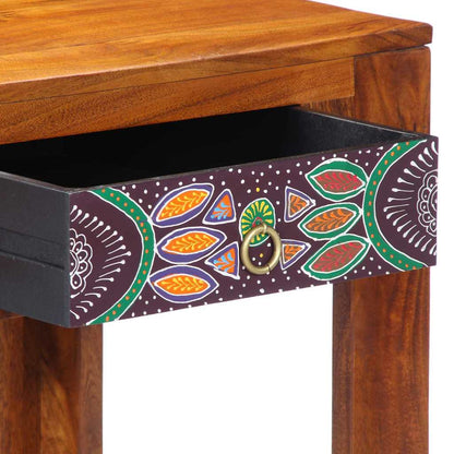 Writing Desk with Drawer with Storage Brown 100 x 50 x 75 cm