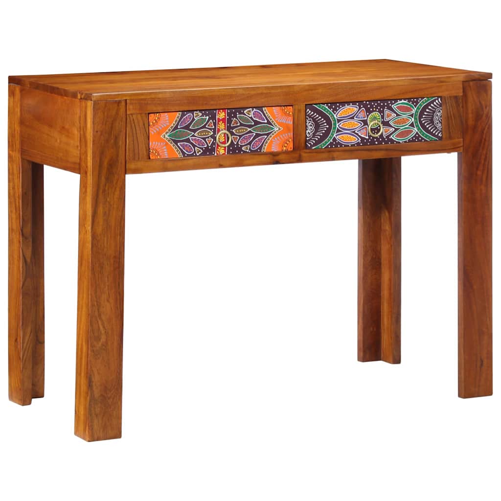 Writing Desk with Drawer with Storage Brown 100 x 50 x 75 cm