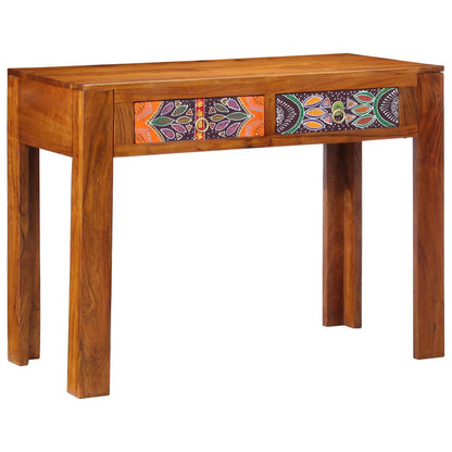 Writing Desk with Drawer with Storage Brown 100 x 50 x 75 cm