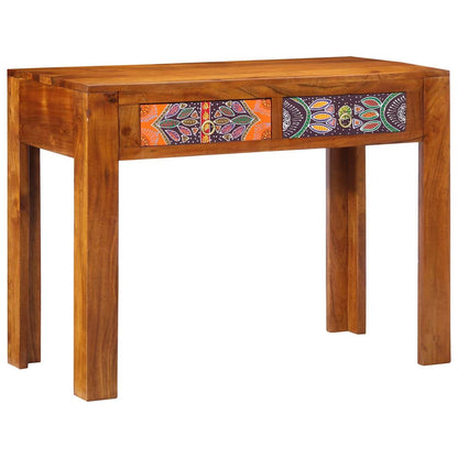 Writing Desk with Drawer with Storage Brown 100 x 50 x 75 cm