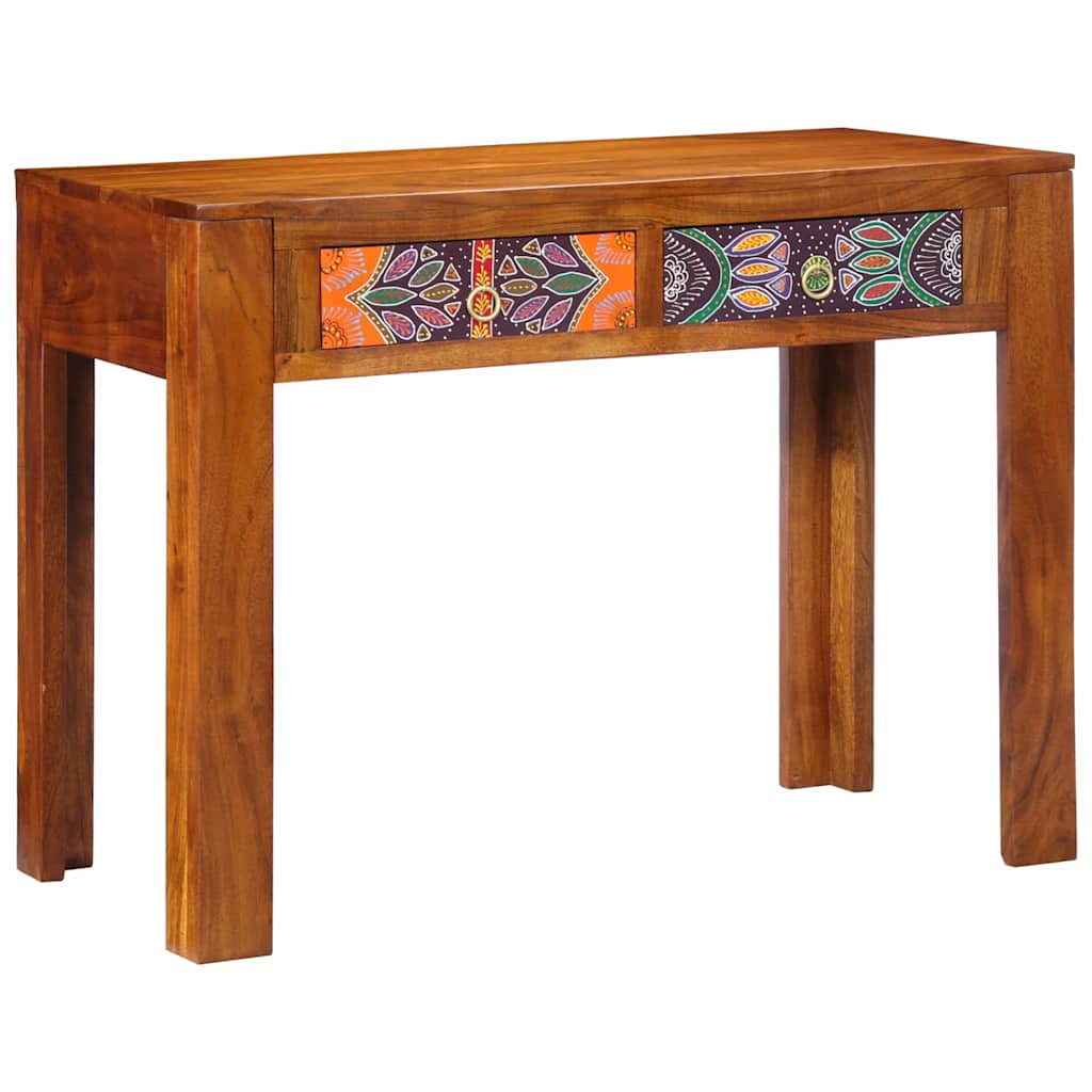 Writing Desk with Drawer with Storage Brown 100 x 50 x 75 cm