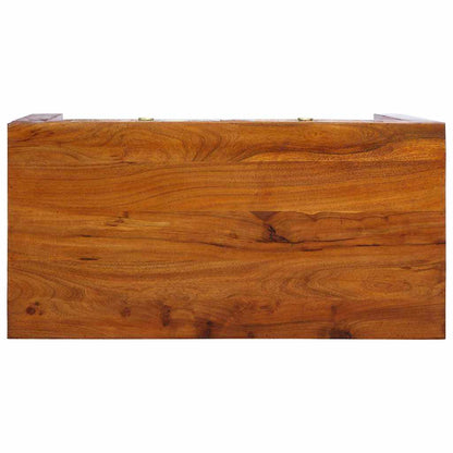 Writing Desk with Drawer with Storage Brown 100 x 50 x 75 cm