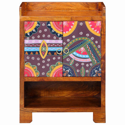 Shoe Cabinet with Shelf Brown 55 x 35 x 75 cm Solid Acacia Wood