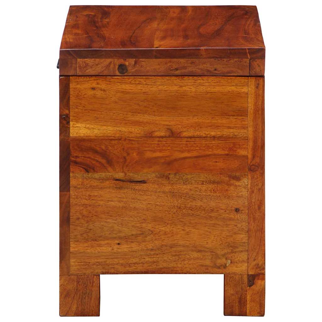 Storage Box Multicolour 50 x 30 x 40 cm Solid acacia wood