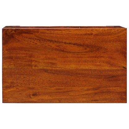 Storage Box Multicolour 50 x 30 x 40 cm Solid acacia wood