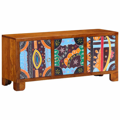 Shoe Bench Honey Brown 100 x 35 x 45 cm Acacia Solid Wood
