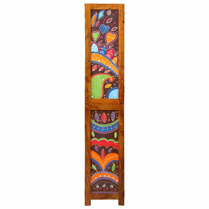 Room Divider Honey Brown 105 x 1.5 x 180 cm Solid Acacia Wood