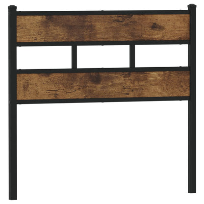 Replace Headboard Smoked Oak 75 cm Iron and Engineered Wood
