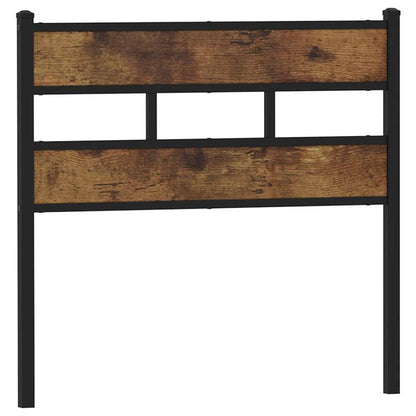 Replace Headboard Smoked Oak 80 cm Iron and Engineered Wood