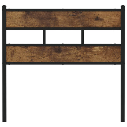 Replace Headboard Smoked Oak 90 cm Iron and Engineered Wood