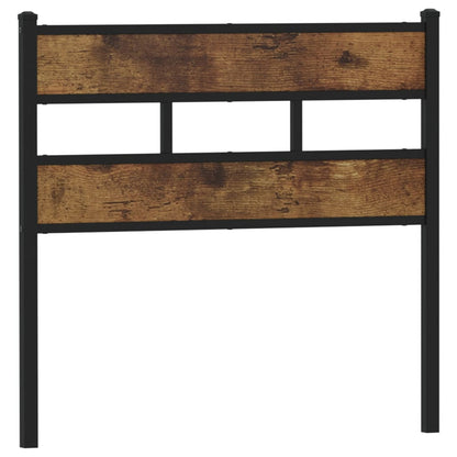Replace Headboard Smoked Oak 107 cm Iron and Engineered Wood