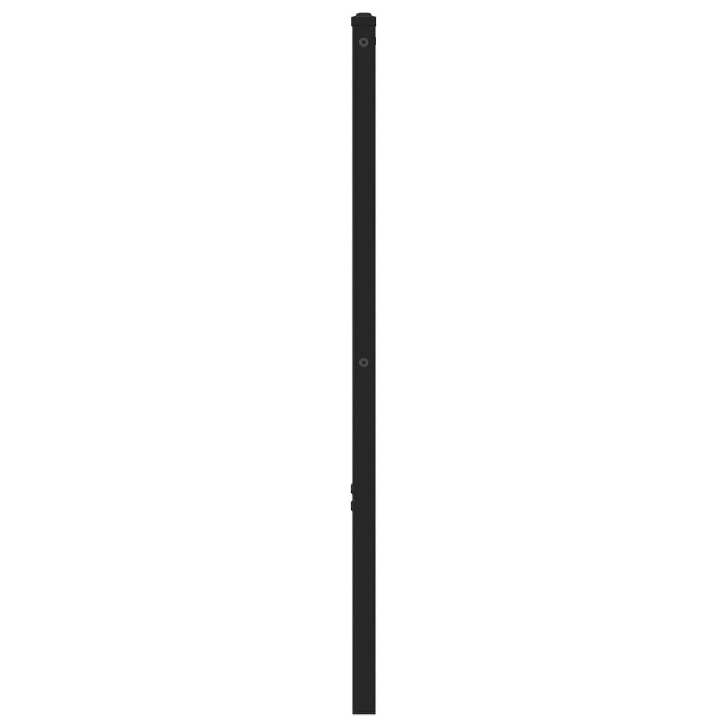 Replace Headboard Smoked Oak 180 cm Iron and Engineered Wood