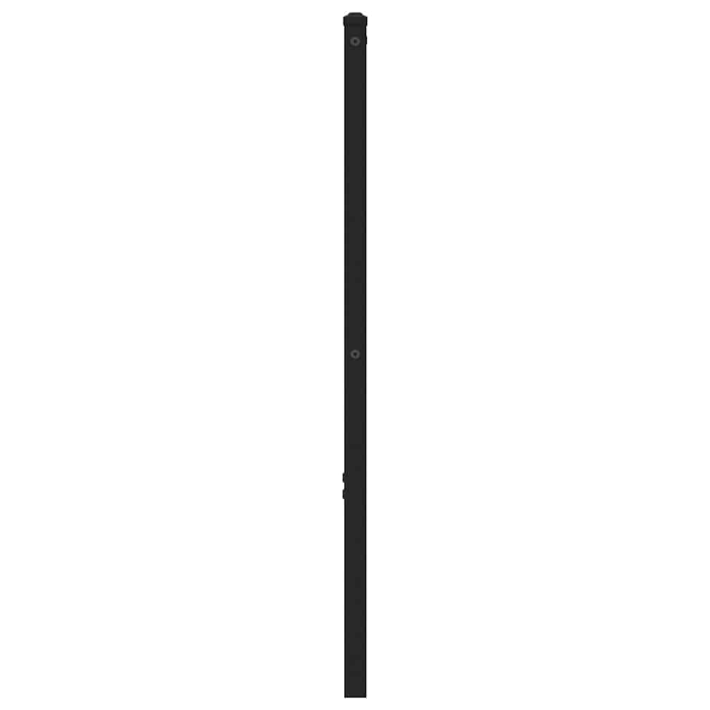 Replace Headboard Smoked Oak 200 cm Iron and Engineered Wood