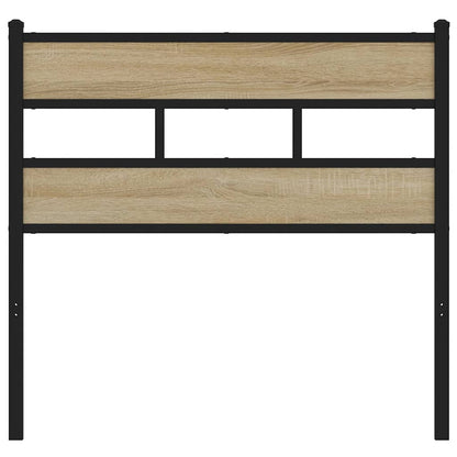 Replace Headboard Sonoma Oak 80 cm Iron and Engineered Wood