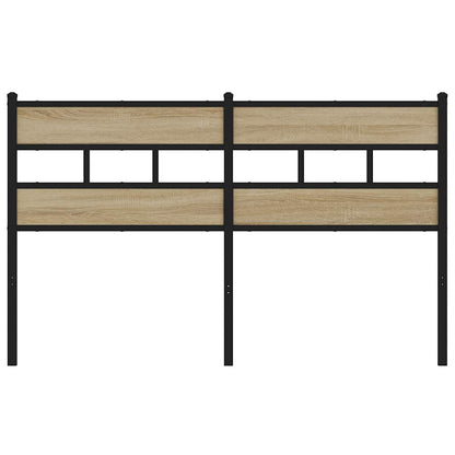 Replace Headboard Sonoma Oak 150 cm Iron and Engineered Wood