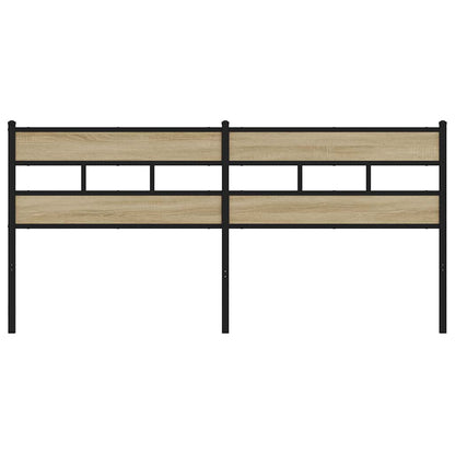Replace Headboard Sonoma Oak 180 cm Iron and Engineered Wood