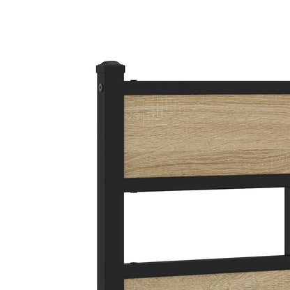 Replace Headboard Sonoma Oak 180 cm Iron and Engineered Wood