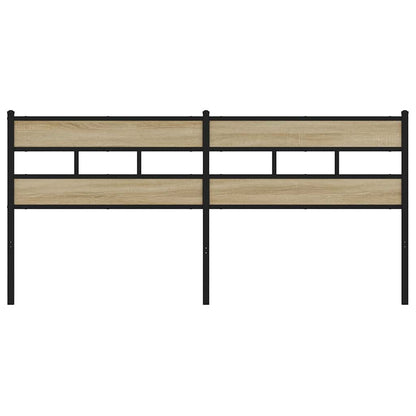 Replace Headboard Sonoma Oak 193 cm Iron and Engineered Wood