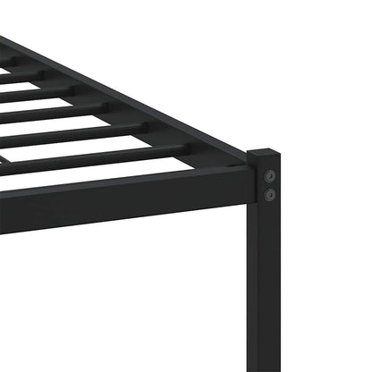 Bed Frame without Mattress with Headboard Brown Oak 140x200 cm