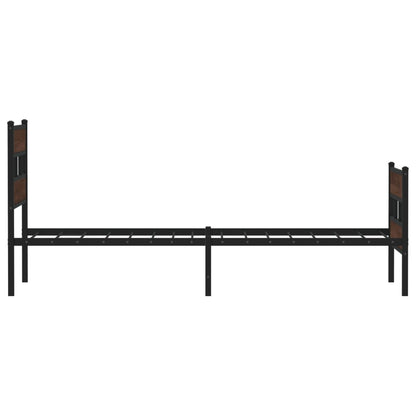 Bed Frame without Mattress with Headboard and Footboard 100x200 cm
