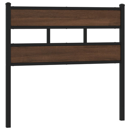Replace Headboard Brown Oak 75 cm Steel and Engineered Wood
