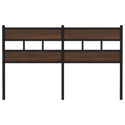 Replace Headboard Brown Oak 135 cm Steel and Engineered Wood