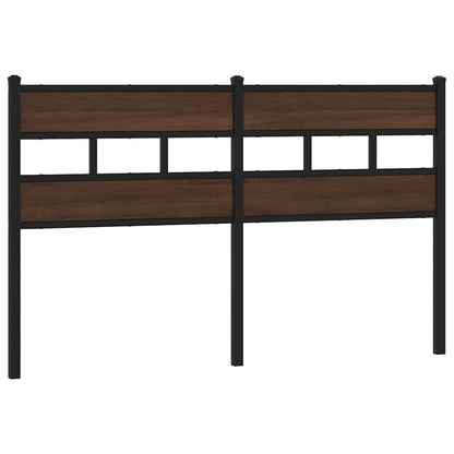 Replace Headboard Brown Oak 160 cm Steel and Engineered Wood