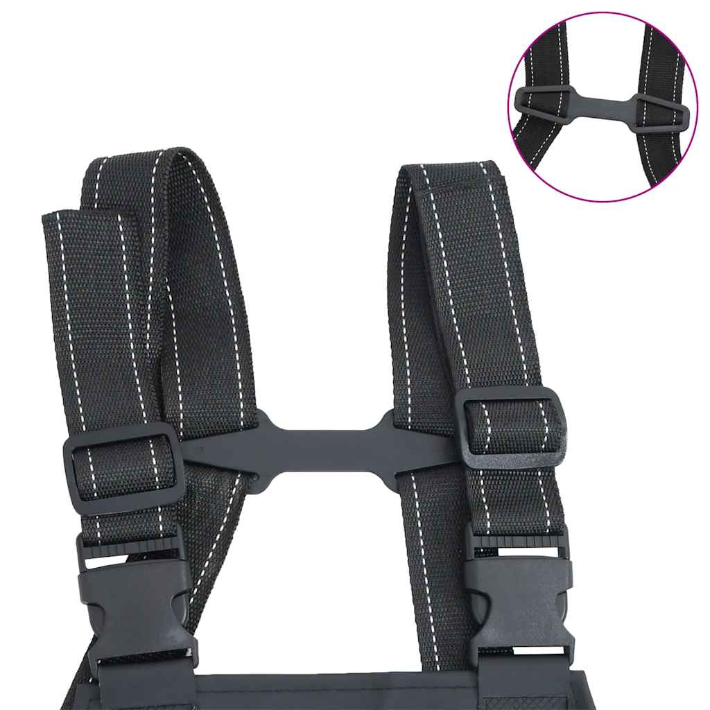 Chest Waders with Boots Black Size 41